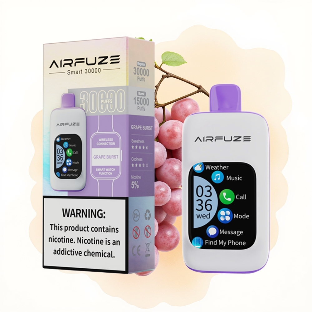 Wholesale Poland AirFuze Smart 30000 Puffs 5% Winogronowy Wybuch
