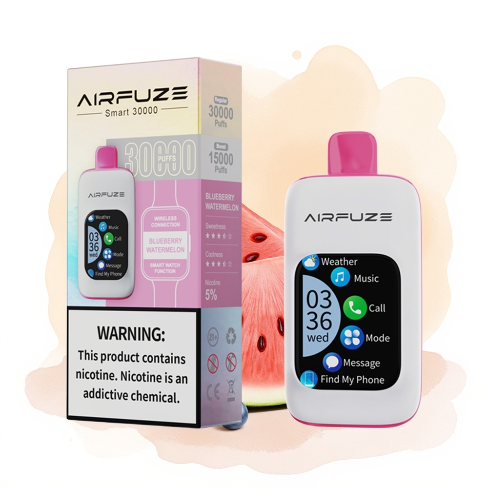 Wholesale Poland AirFuze Smart 30000 Puffs Jednorazowy Vape Borówka Arbuz