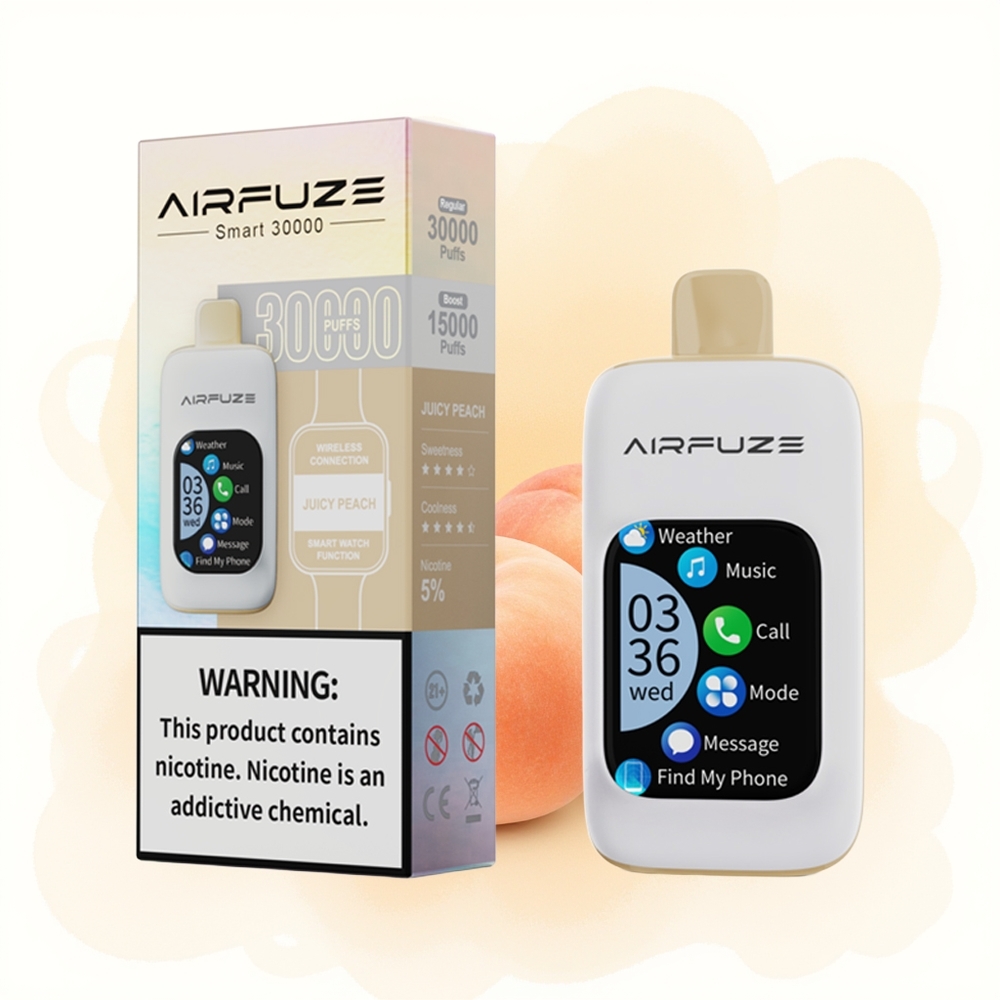 Wholesale Poland AirFuze Smart 30000 Puffs Jednorazowy Vape Soczysta Brzoskwinia