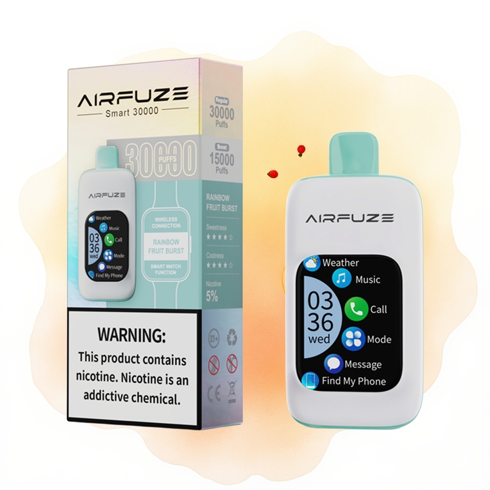 Wholesale Poland AirFuze Smart 30000 Puffs Tęczowy Owocowy Wybuch
