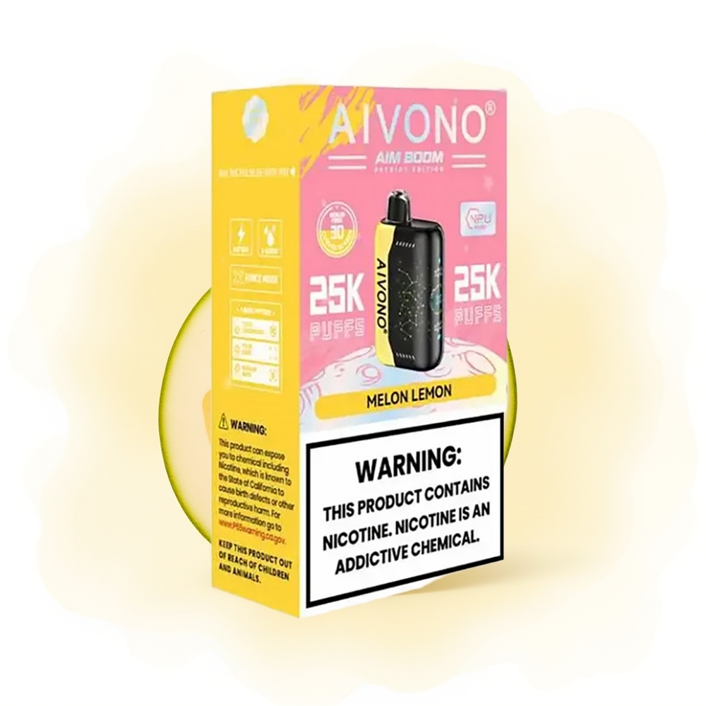 Wholesale Poland Aivono Aim Boom 25000 Puffs 28ml Melon Lemon