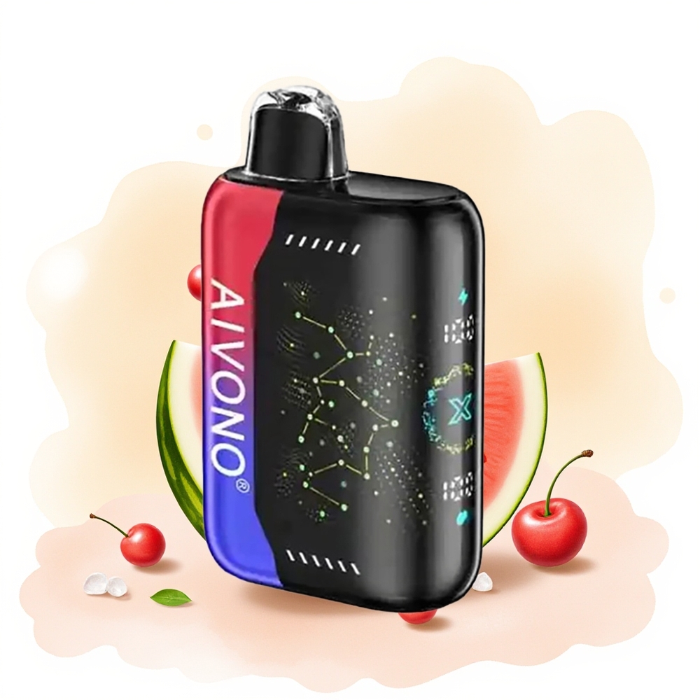 Wholesale Poland Aivono Aim Boom 25000 Puffs 28ml Mrożony Arbuz Wiśnia