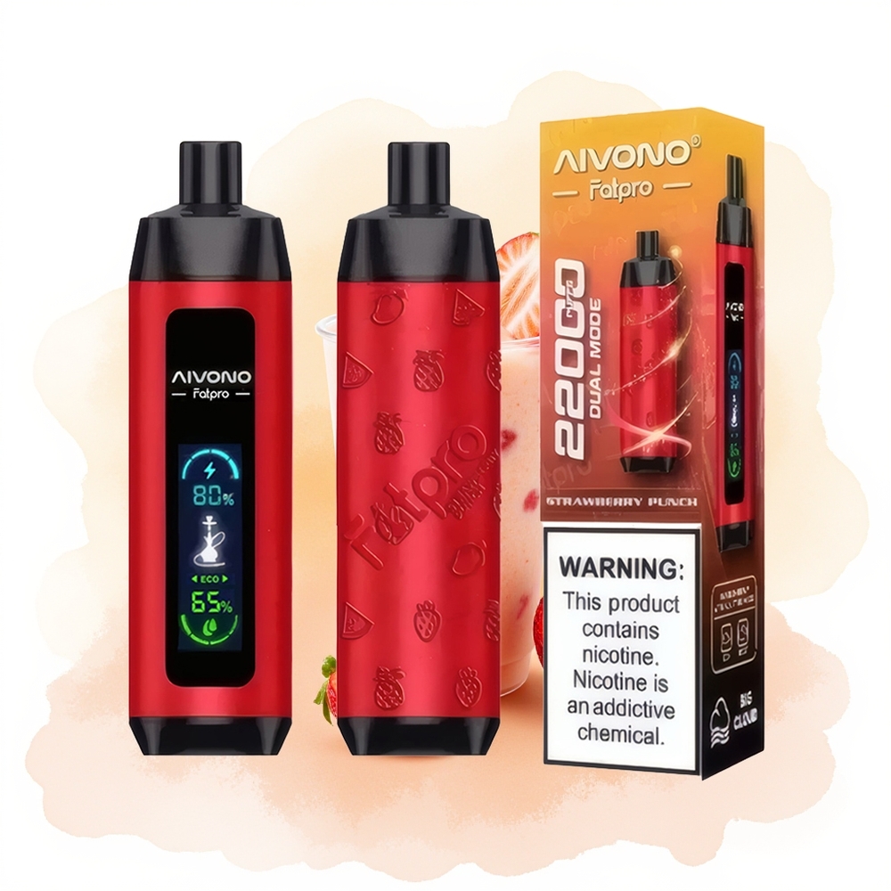 Wholesale Poland Aivono Aim Fatpro 22000 Puffs Rechargeable Truskawkowy Punch