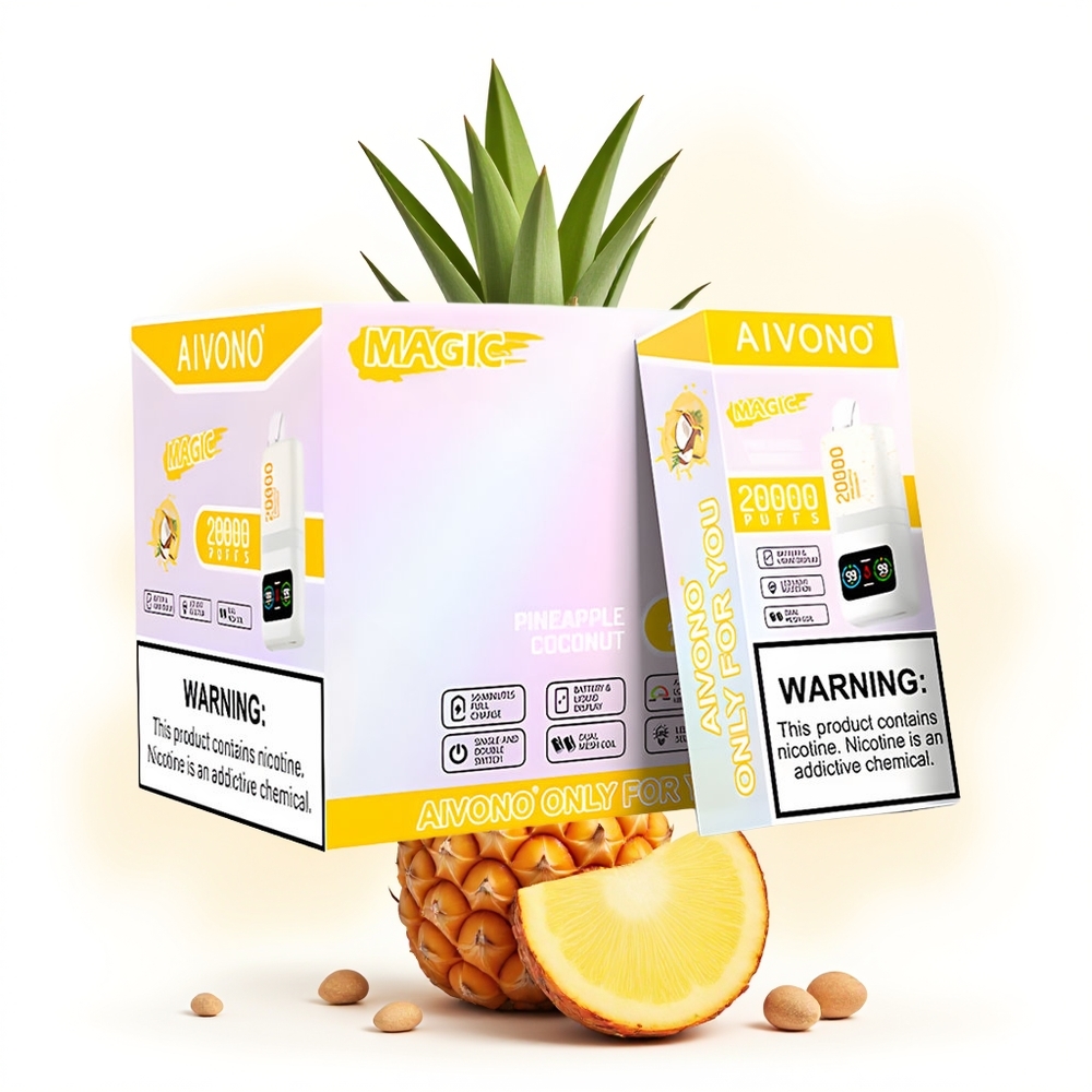 Wholesale Poland Aivono Aim Magic 20000 Puffs Dual Mesh Coils Ananas Kokos