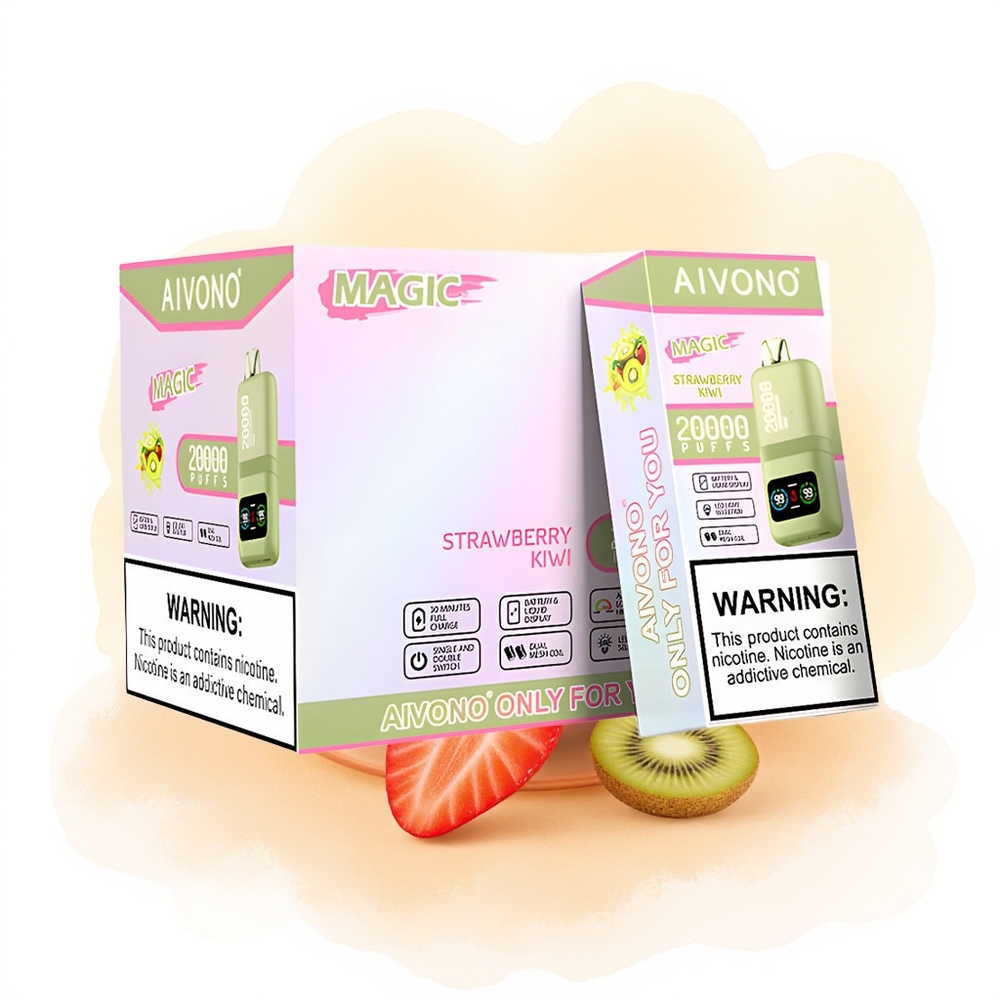 Wholesale Poland Aivono Aim Magic 20000 Puffs Dual Mesh Coils Truskawka Kiwi