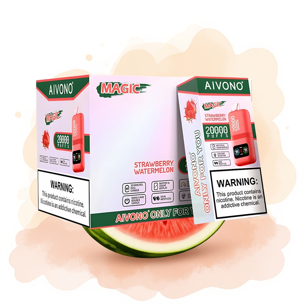 Wholesale Poland Aivono Aim Magic 20000 Puffs Dual Mesh Truskawka Arbuz