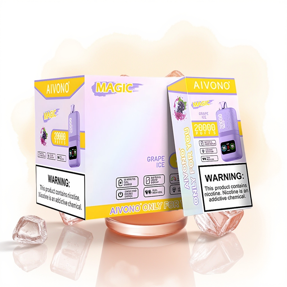 Wholesale Poland Aivono Aim Magic 20000 Puffs Dual Mesh Winogronowy Lód