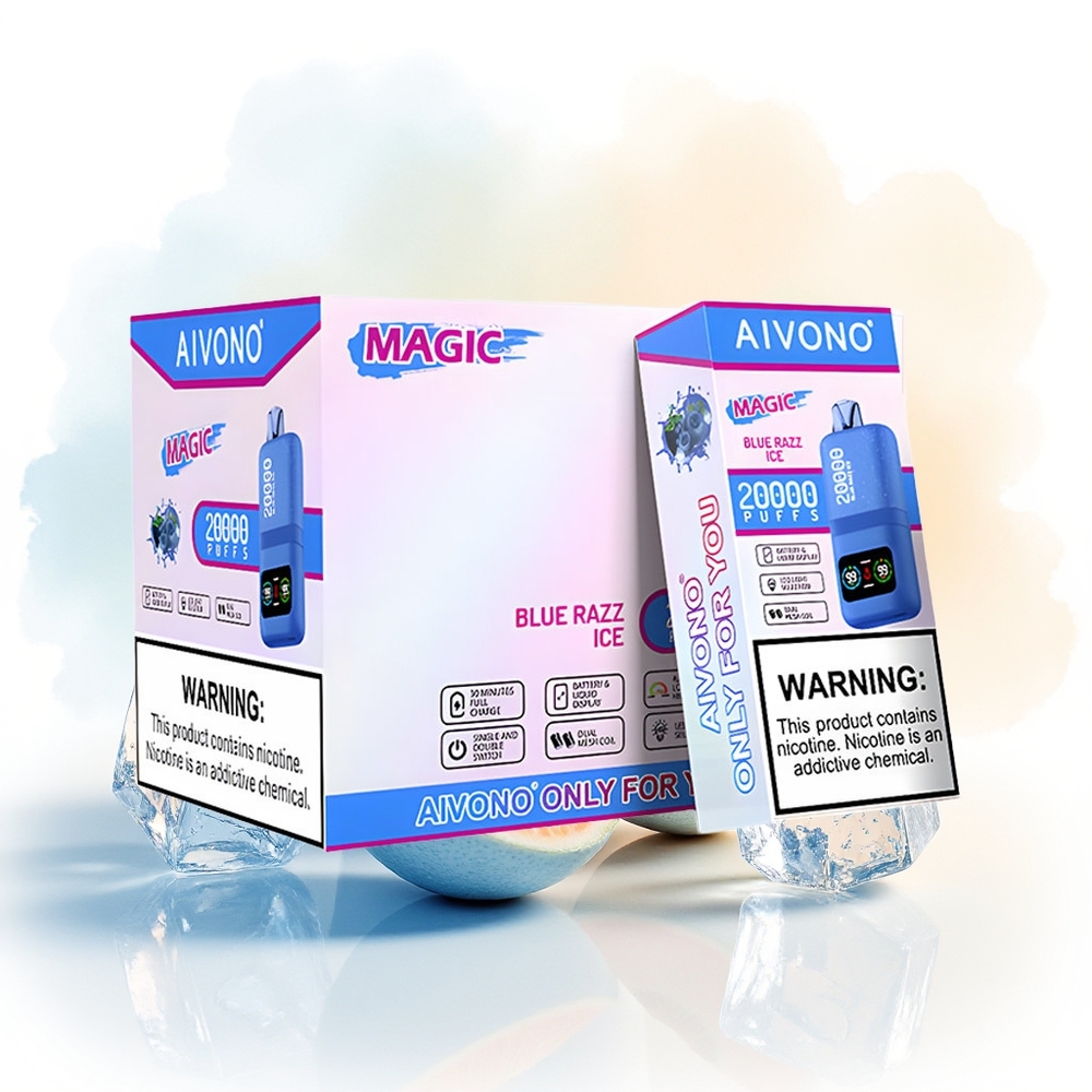 Wholesale Poland Aivono Aim Magic 20000 Zasilany Typem-C Lód Niebieskiej Maliny