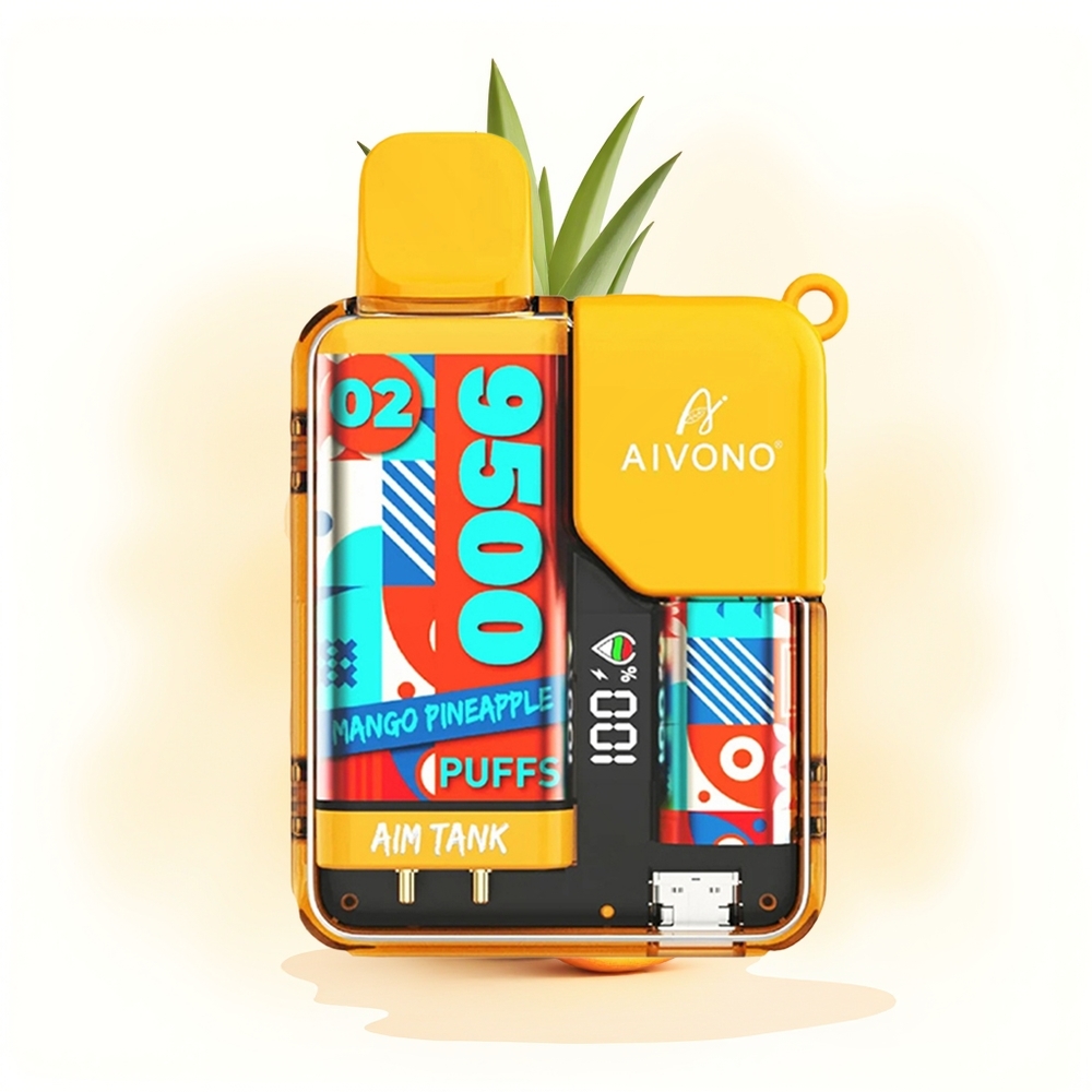 Wholesale Poland Aivono Aim Tank 9500 Puffs LCD Display Mango Ananas