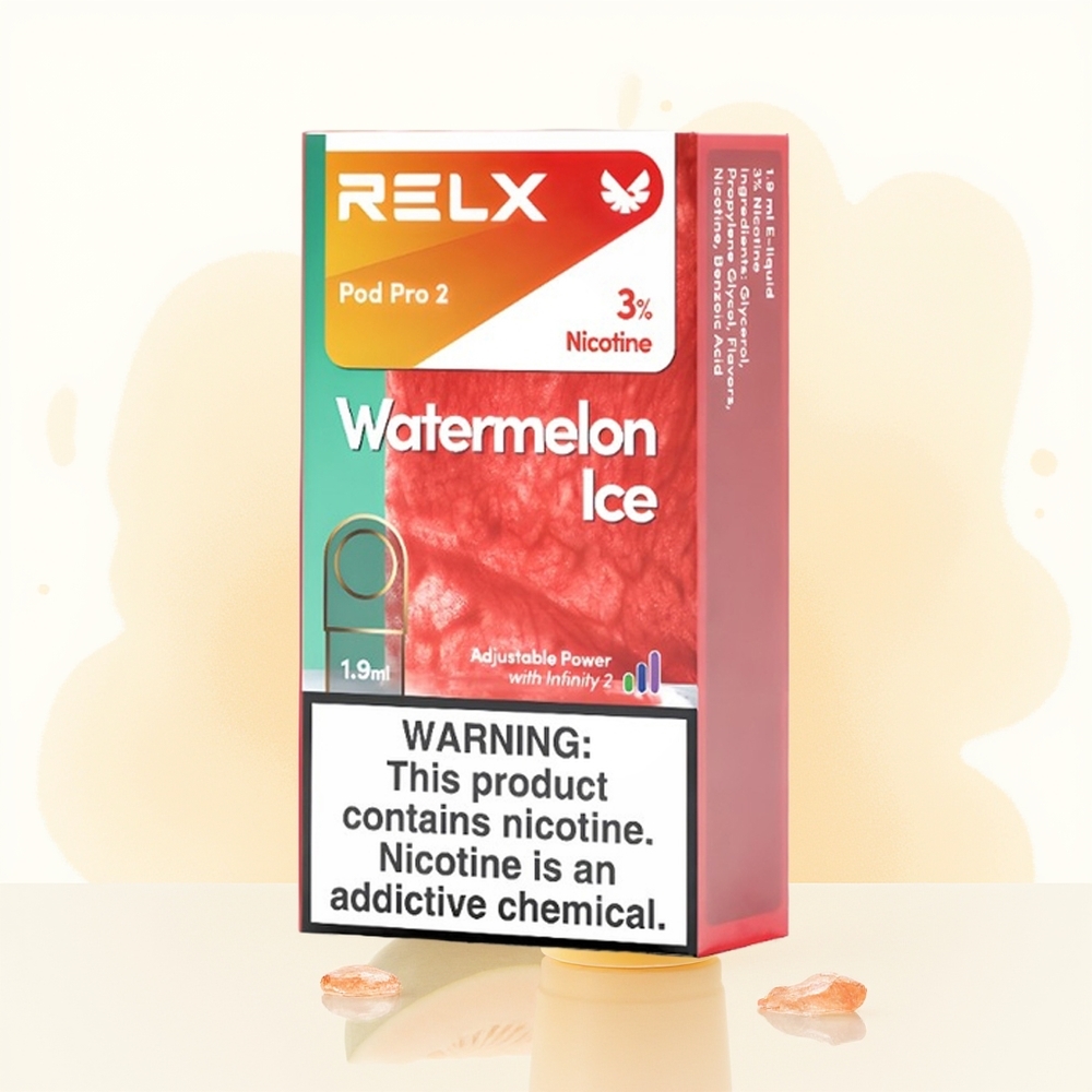 Wholesale Poland RELX Pod Pro 2 600 Puffs 1.9ml Arbuz Lód