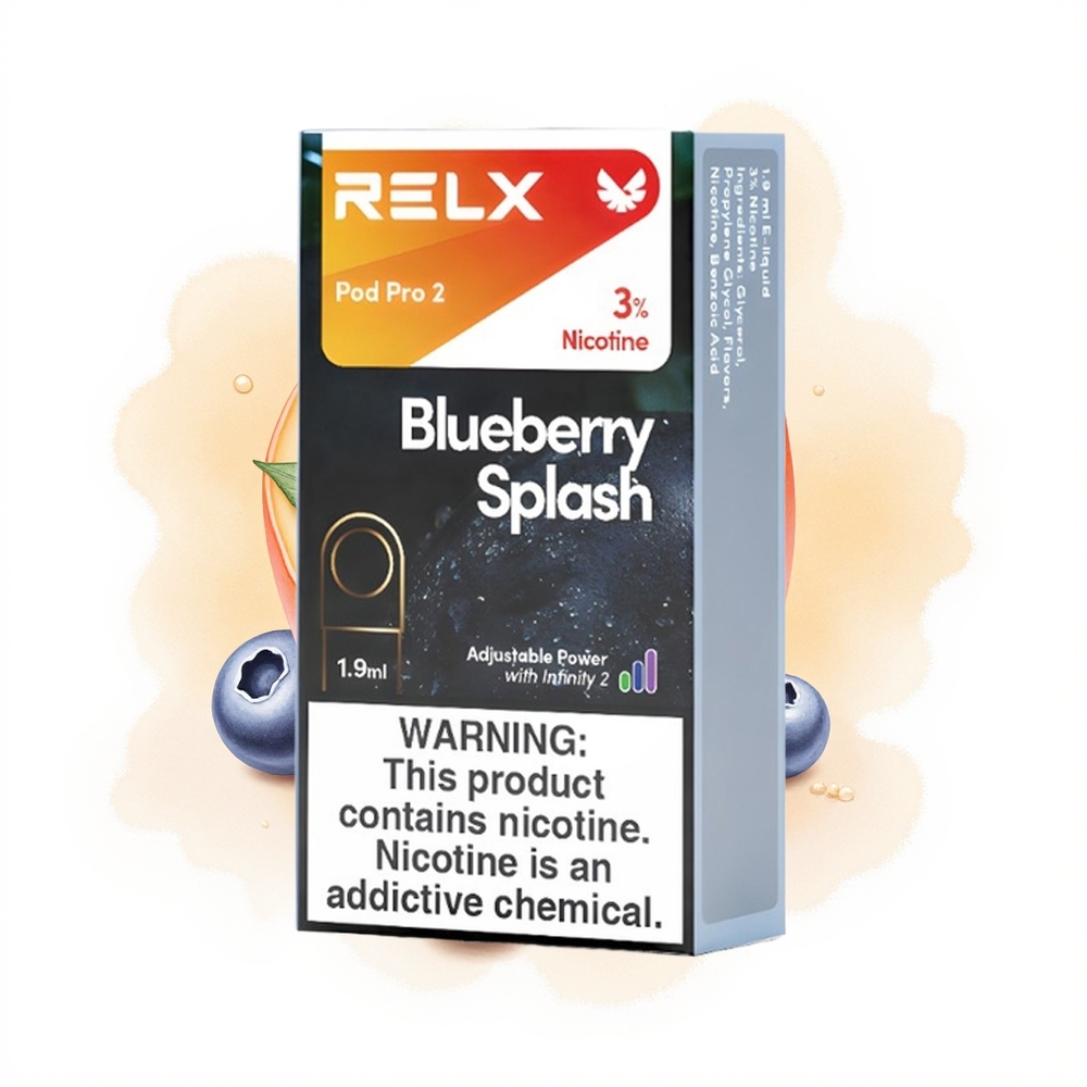 Wholesale Poland RELX Pod Pro 2 600 Puffs 1.9ml Borówka Amerykańska