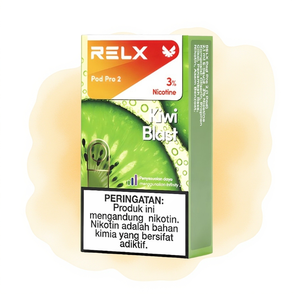 Wholesale Poland RELX Pod Pro 2 600 Puffs Kiwi Blast Owoc Kiwi