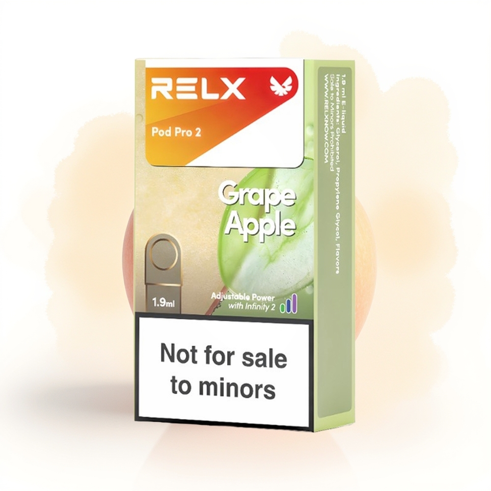 Wholesale Poland RELX Pod Pro 2 600 Puffs Winogrono Jabłko