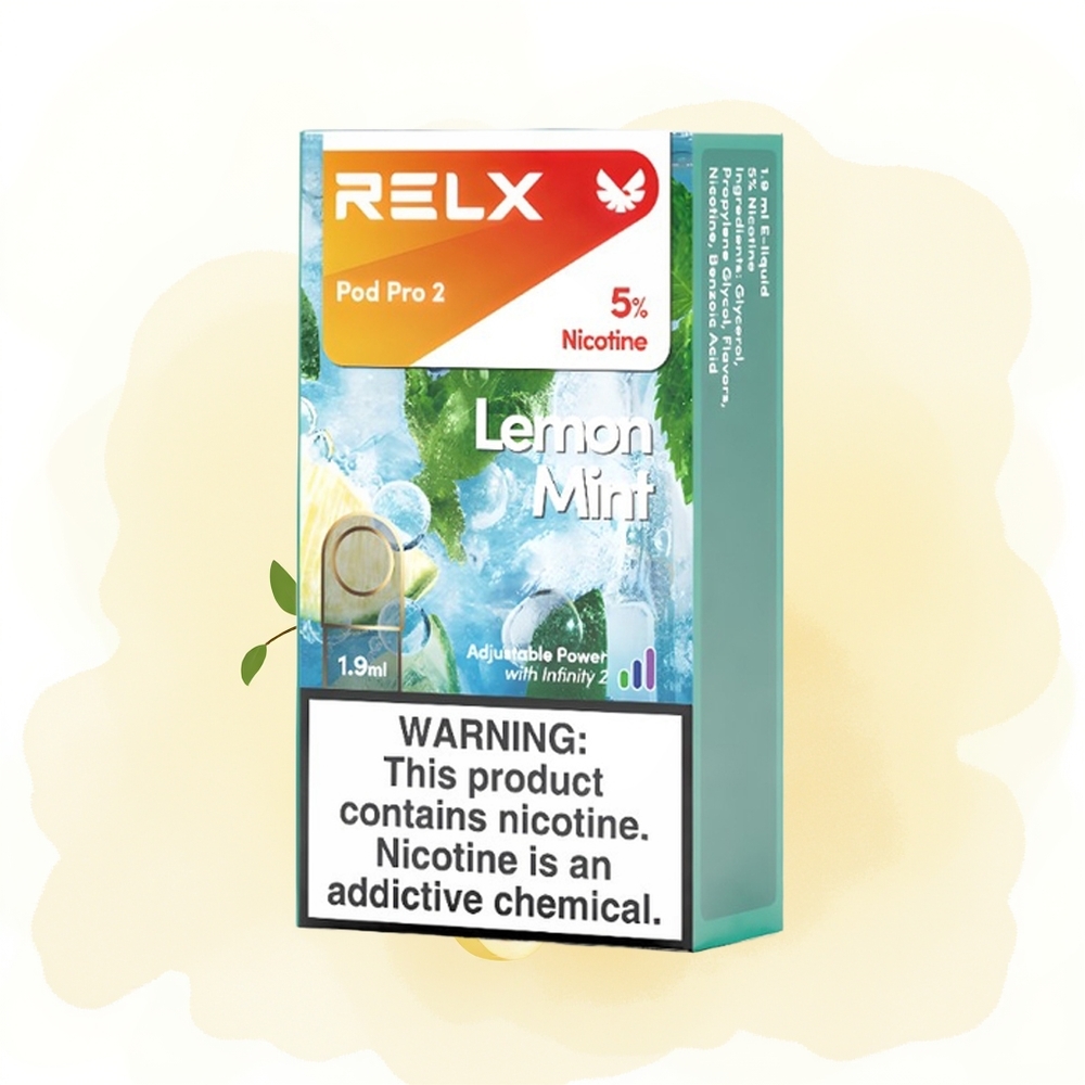 Wholesale Poland RELX Pod Pro 2 600 puffs Lemon Mint