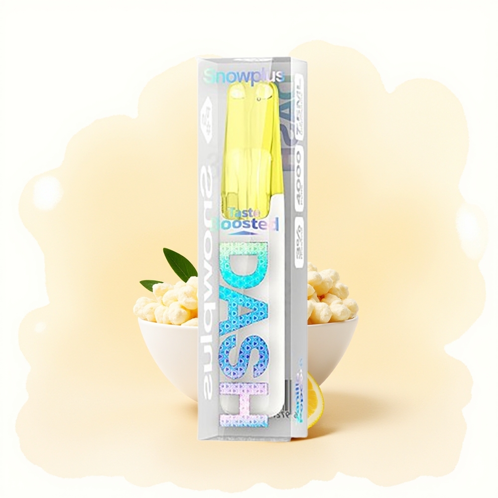 Wholesale Poland Snowplus Dash 4000 Puffs 5% Popcorn Waniliowy