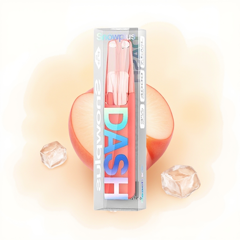 Wholesale Poland Snowplus Dash 4000 Puffs 7.5 ml Brzoskwiniowy Lód