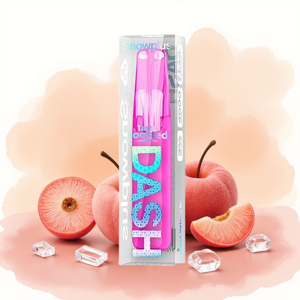 Wholesale Poland Snowplus Dash 4000 Puffs 7.5 ml Czerwone Wino Lód