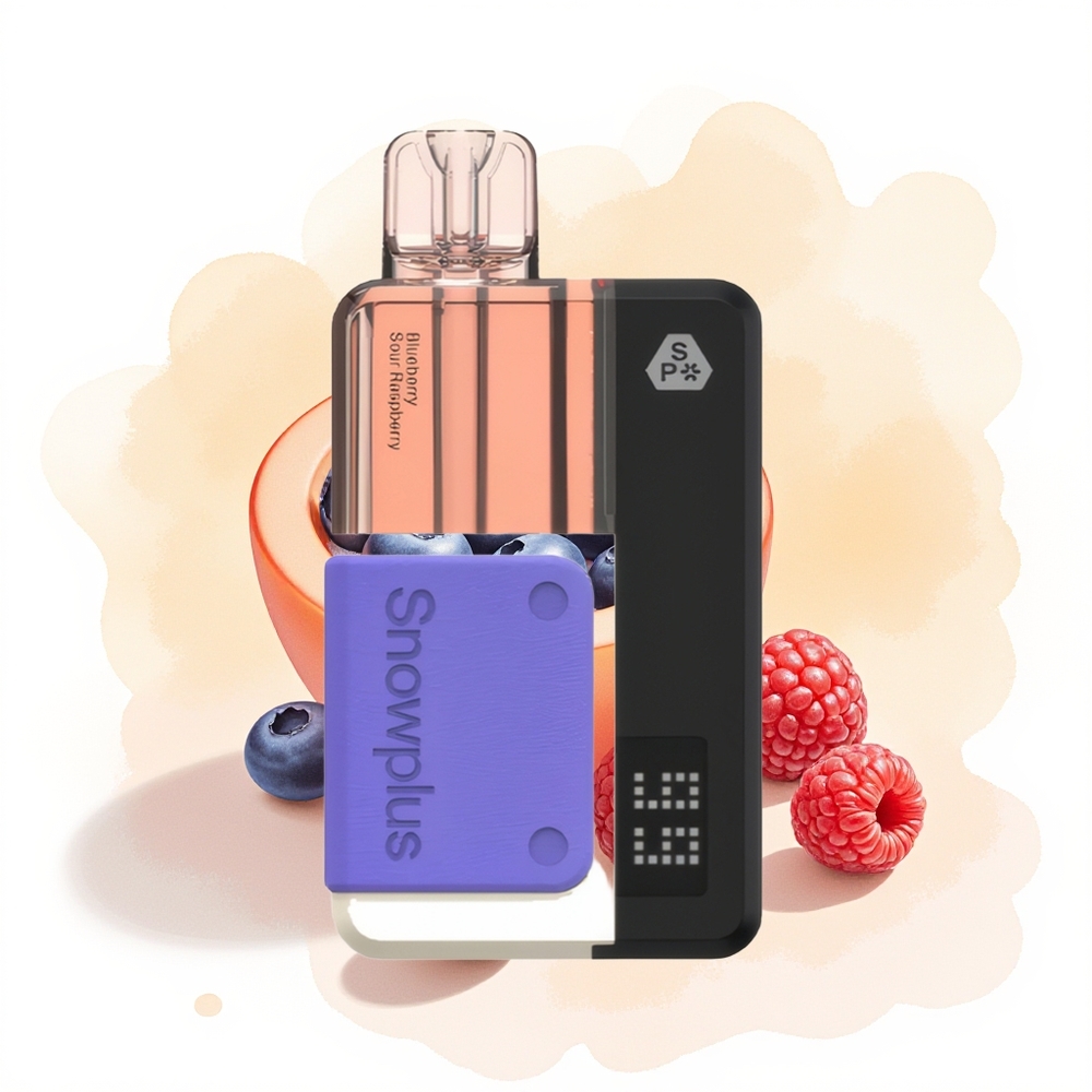 Wholesale Poland Snowplus Swift 15000 Puffs Pod Kit Podwójna Siatka 1000 mAh Malinowo-Kwaśna Jagoda