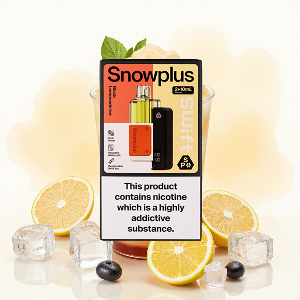 Wholesale Poland Snowplus Swift 5000 Puffs Pod Dual Mesh Czarna Lemoniada Lód