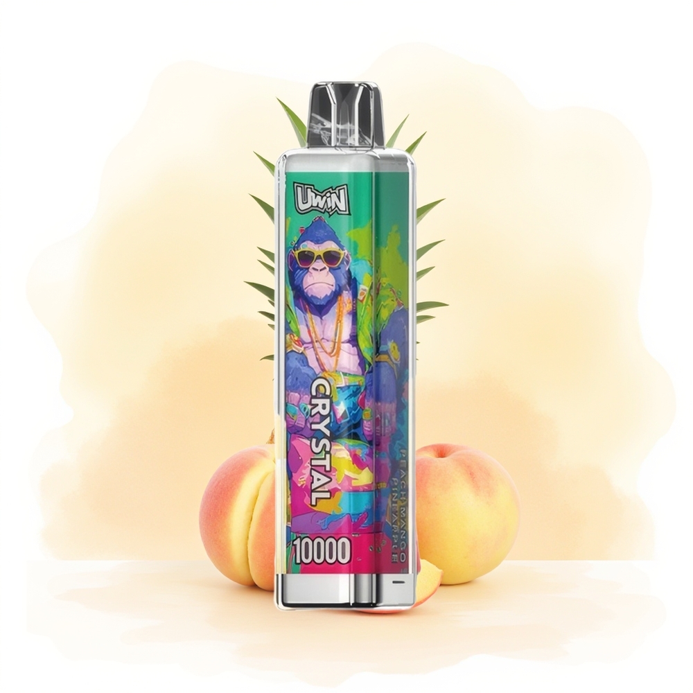 Wholesale Poland UWIN Crystal 10000 Puffs RGB Lights Brzoskwiniowy Mango Ananas