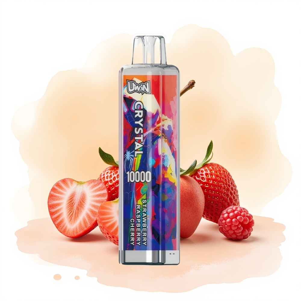 Wholesale Poland UWIN Crystal 10000 Puffs RGB Truskawka Malina Wiśnia