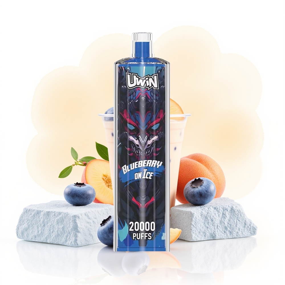 Wholesale Poland UWIN Shisha Crystal 20000 Puffs Borówka Na Lodzie
