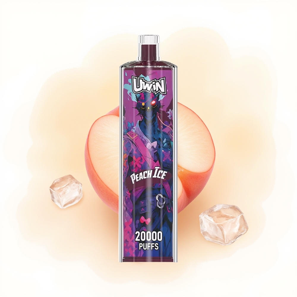 Wholesale Poland UWIN Shisha Crystal 20000 Puffs Brzoskwiniowy Lód