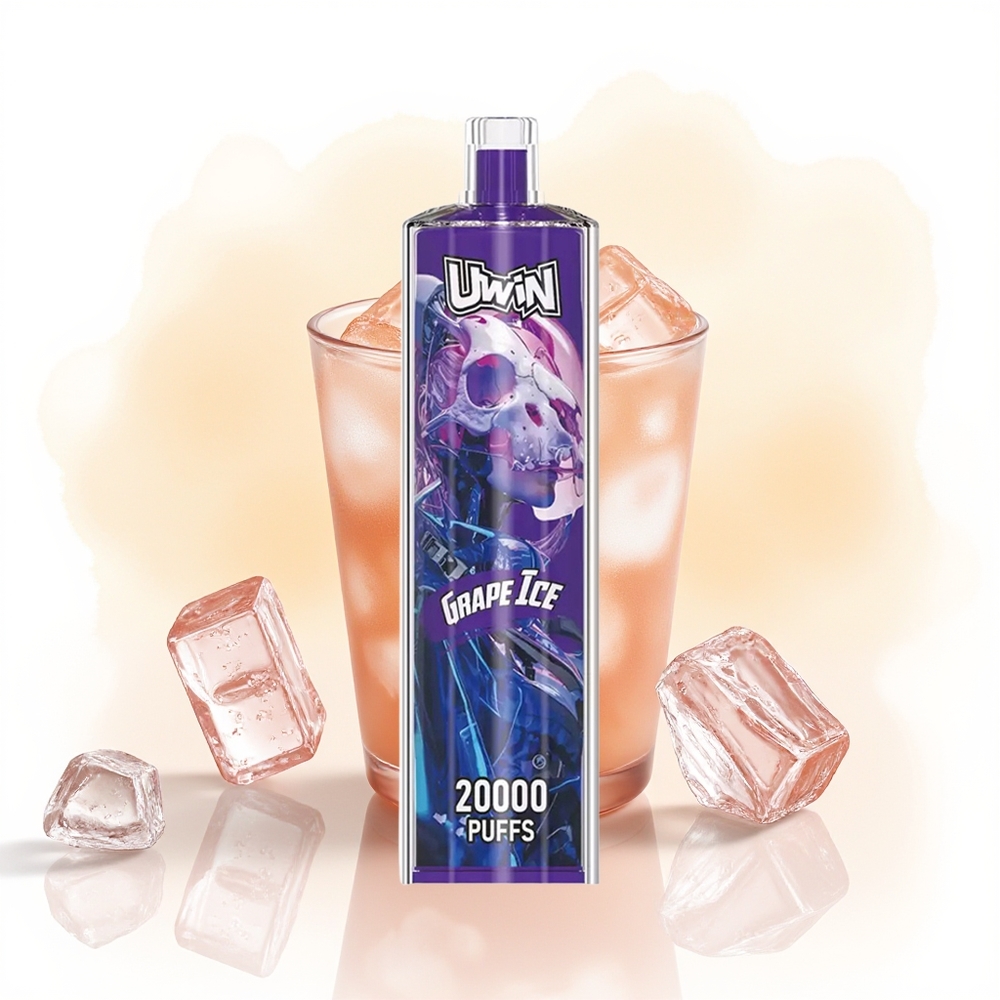 Wholesale Poland UWIN Shisha Crystal 20000 Puffs Lód Winogronowy