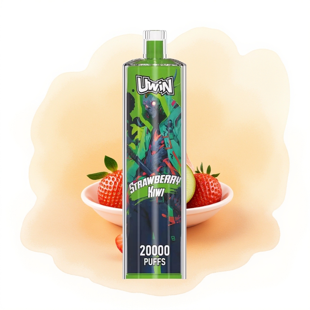 Wholesale Poland UWIN Shisha Crystal 20000 Puffs Truskawka Kiwi