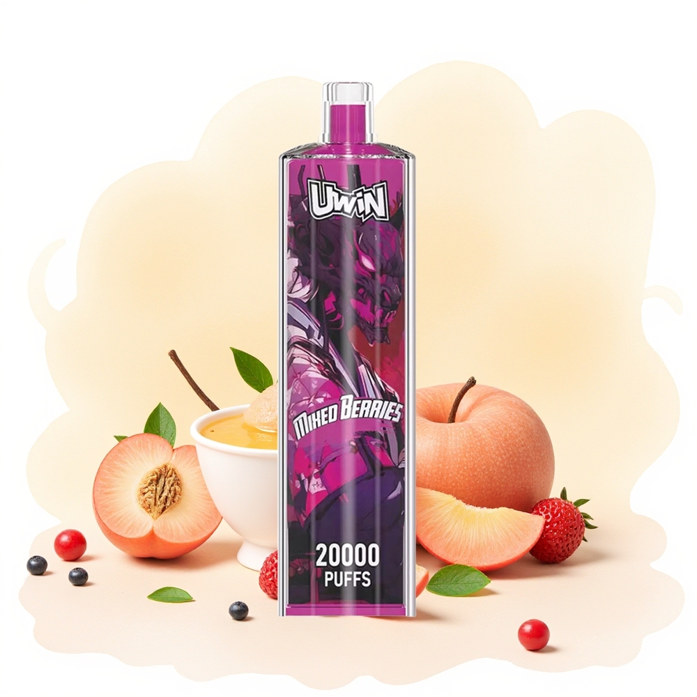 Wholesale Poland UWIN Shisha Hookah Crystal 20000 Puffs Mieszane Jagody