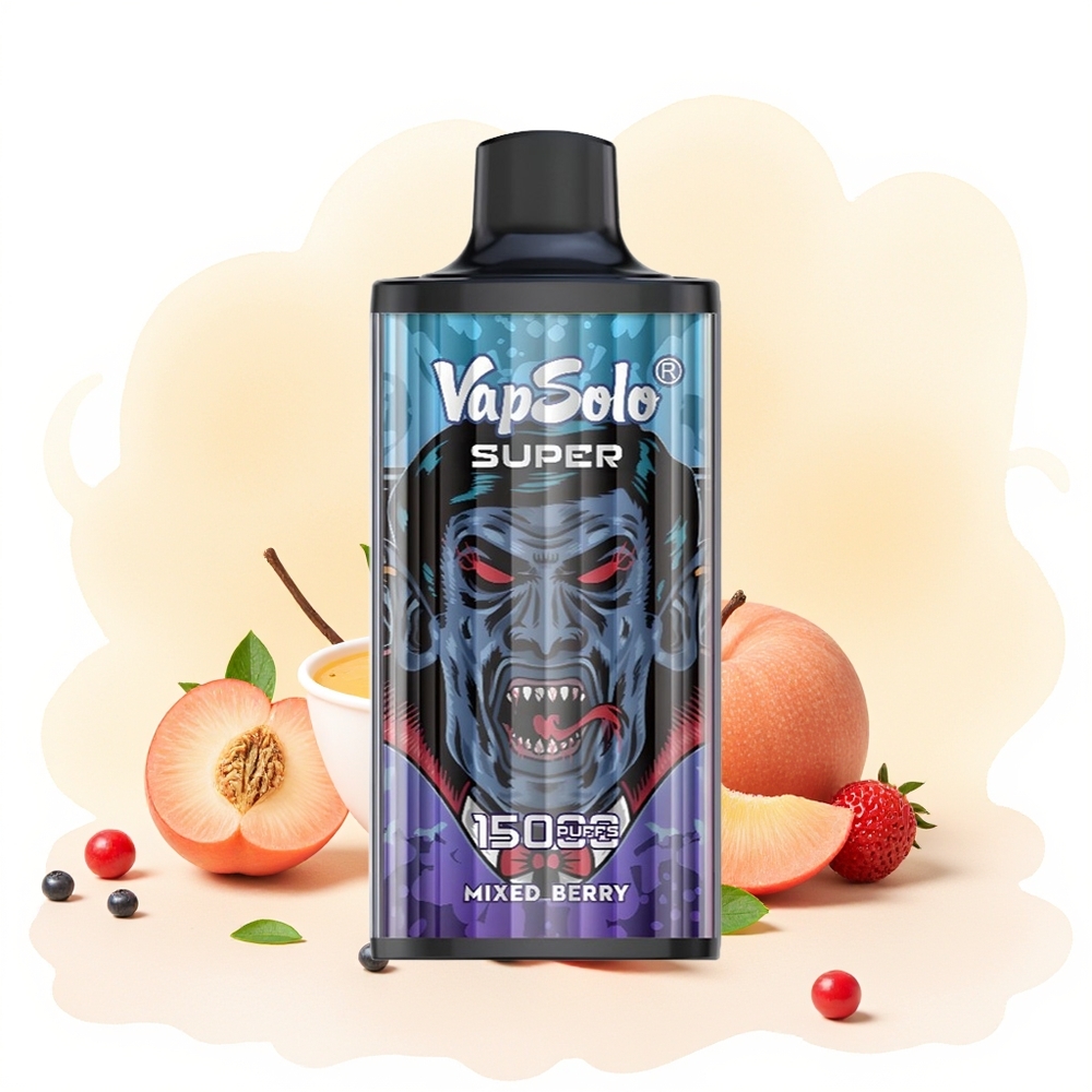Wholesale Poland Vapsolo Super 15000 Puffs 40ml Mieszane Jagody