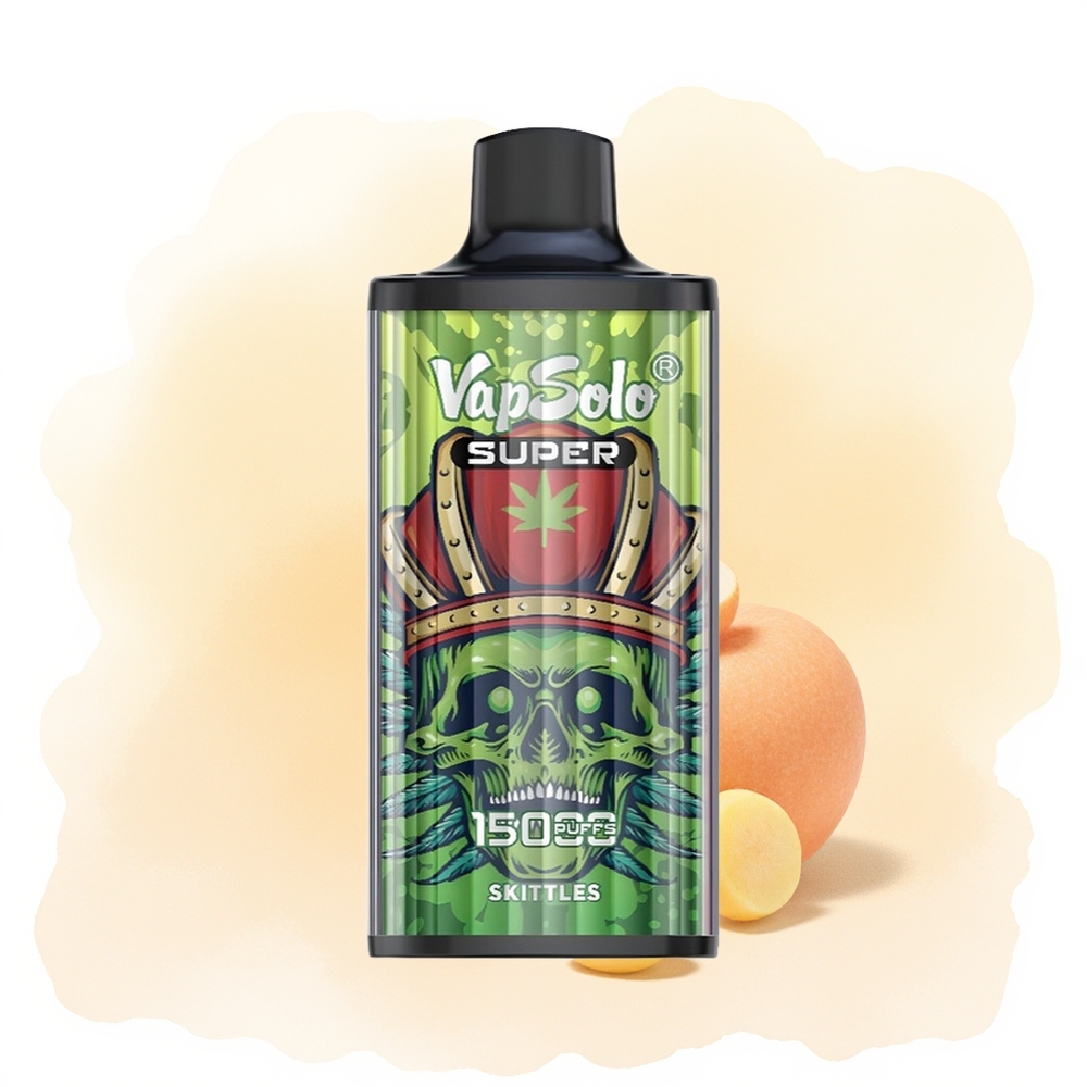 Wholesale Poland Vapsolo Super 15000 Puffs 40ml Skittles Tęczowe Owoce