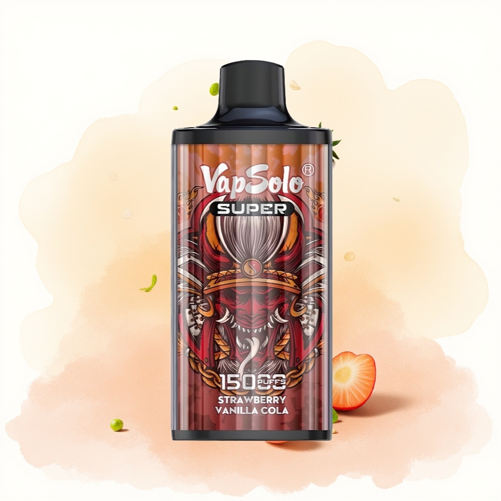 Wholesale Poland Vapsolo Super 15000 Puffs 40ml Truskawka Wanilia Cola