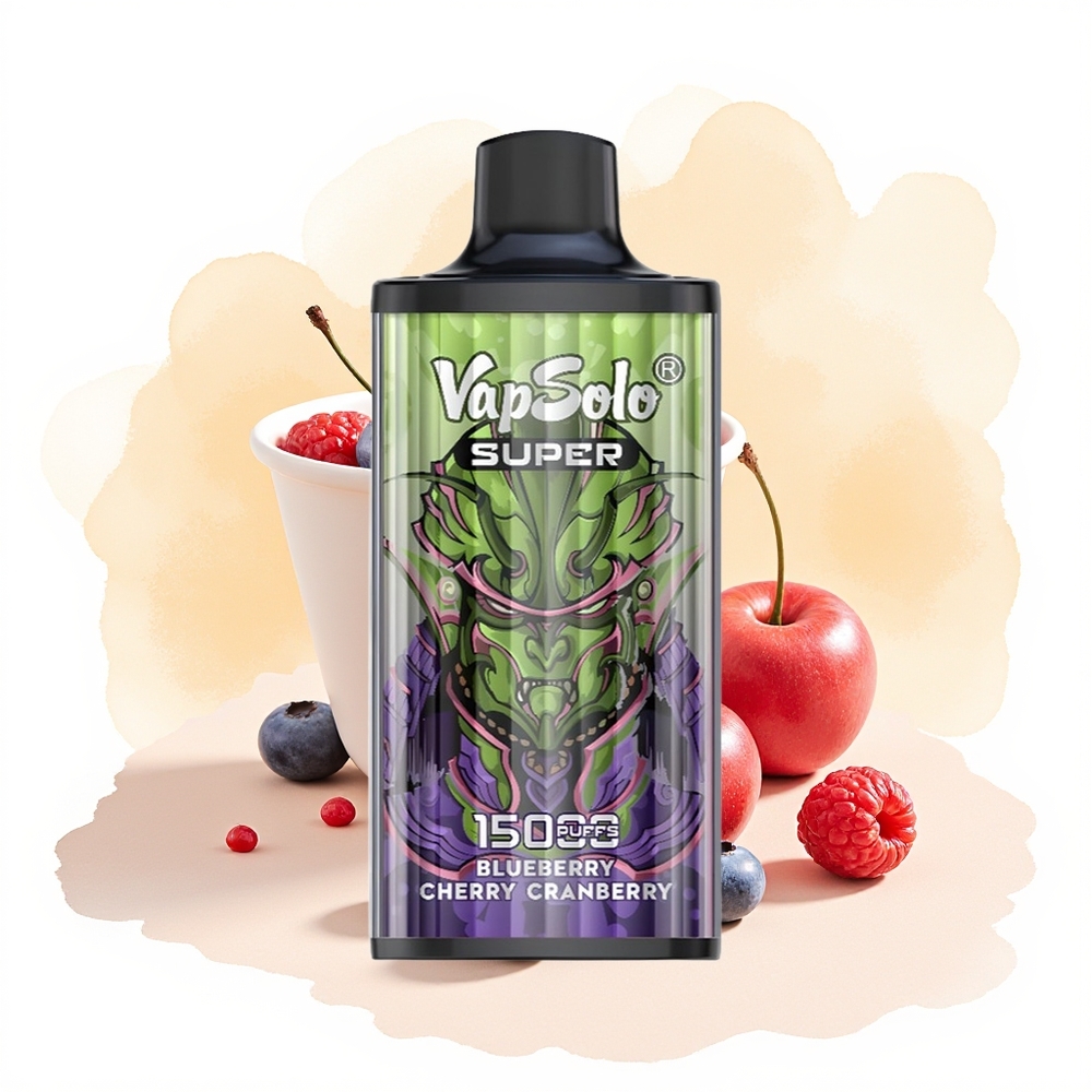 Wholesale Poland Vapsolo Super 15000 Puffs 850mah Jagoda Wiśnia Żurawina