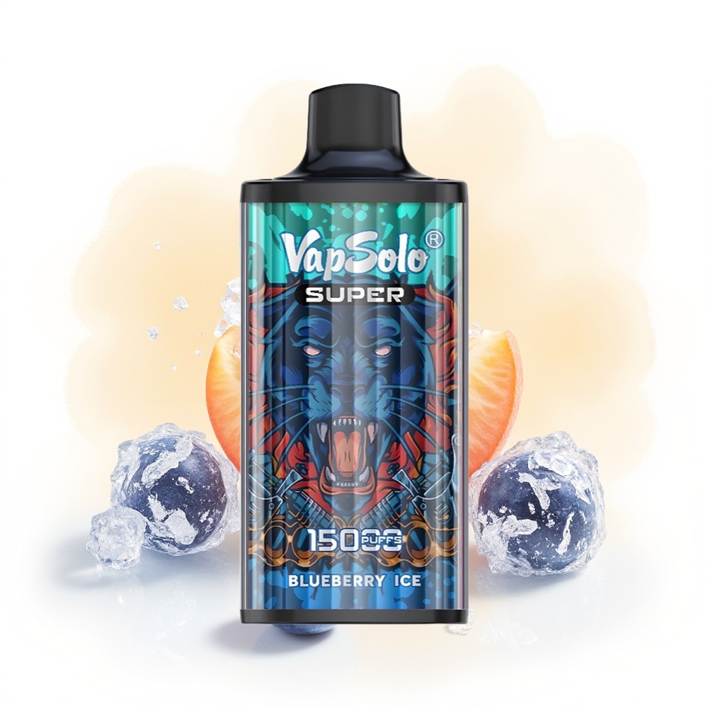 Wholesale Poland Vapsolo Super 15000 Puffs Borówka Lód