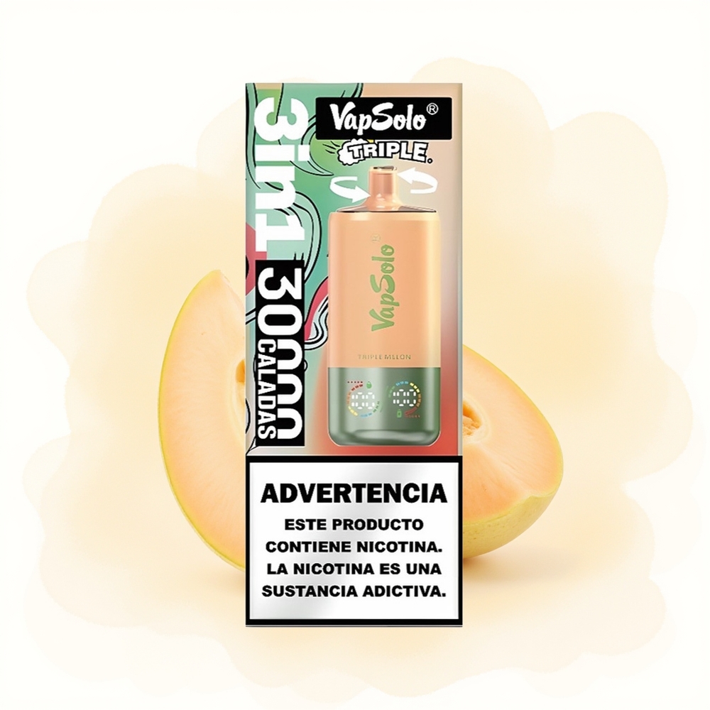 Wholesale Poland VapSolo Triple 30000 Puffs Potrójny Melon