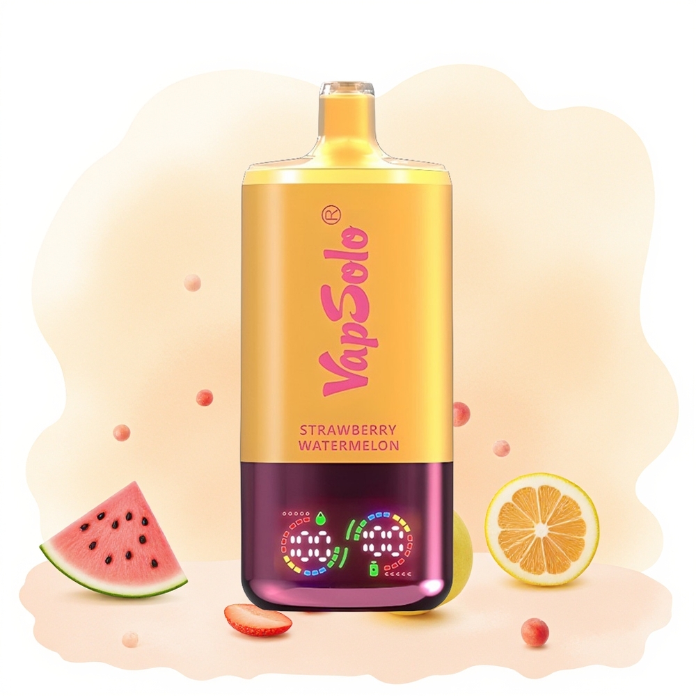 Wholesale Poland Vapsolo Triple 30000 Puffs 40ml Truskawka Arbuz & Brzoskwinia Limonka