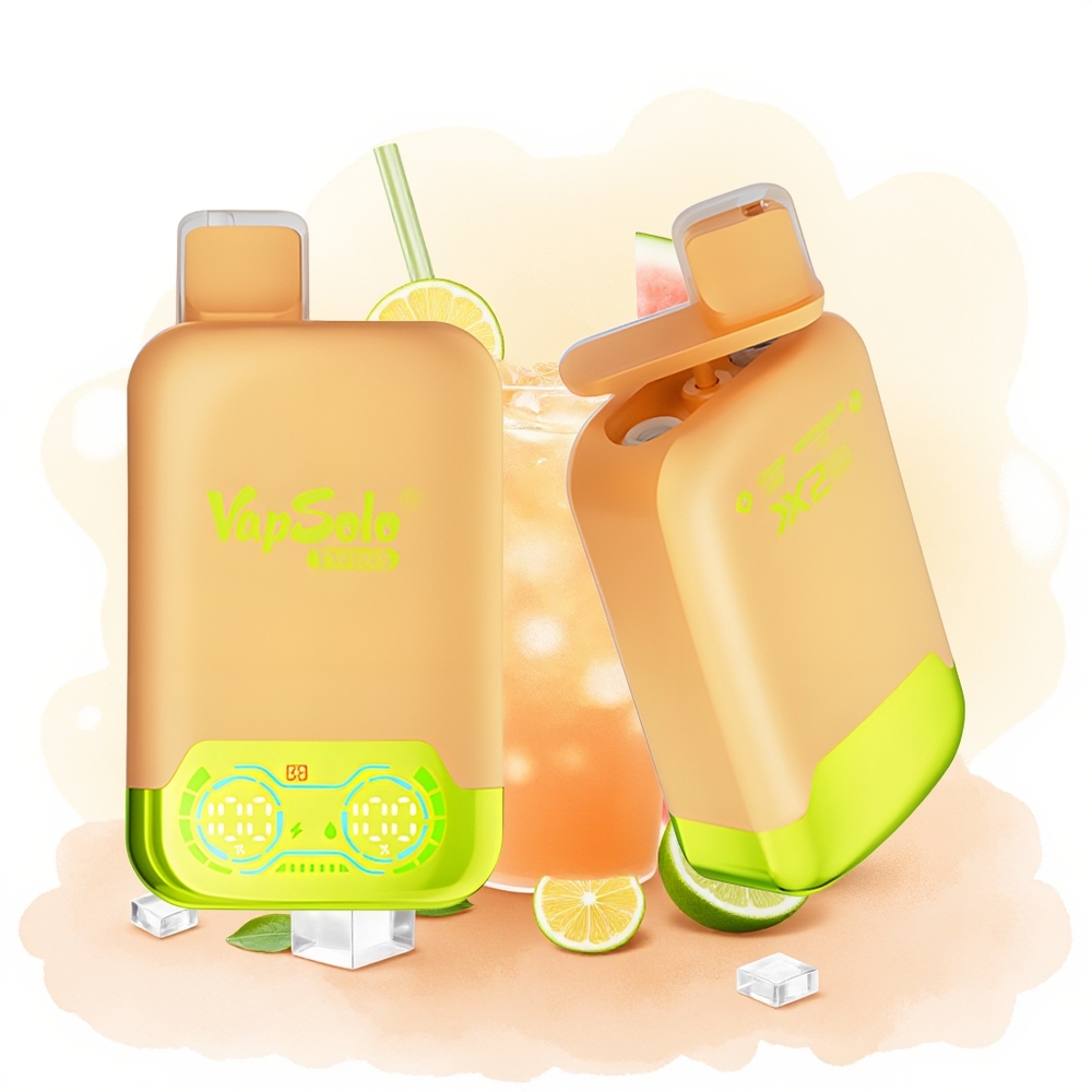 Wholesale Poland Vapsolo Twins 20000 Puffs Podwójny Zbiornik Lemon Lime & Arbuzowy Lód