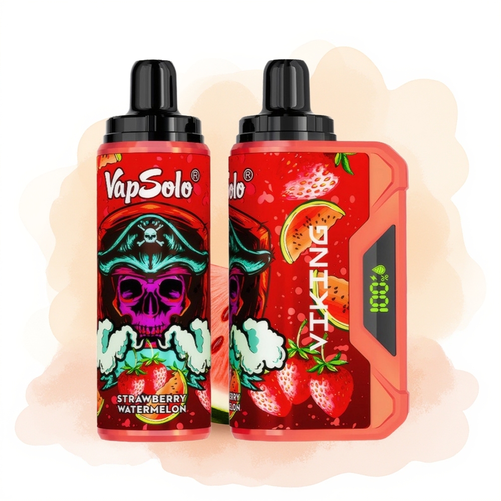 Wholesale Poland VapSolo VIKING 12000 Puffs 22ml Truskawka Arbuz