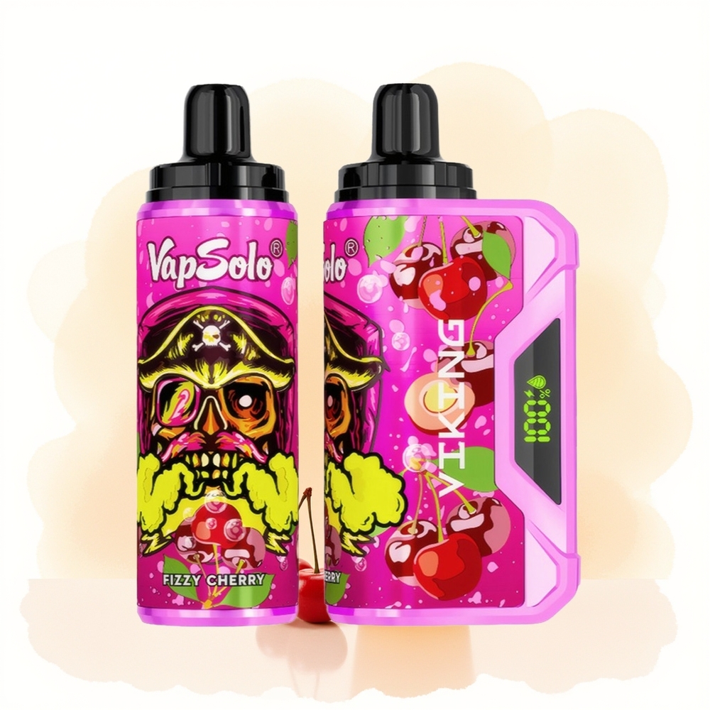 Wholesale Poland VapSolo VIKING 12000 Puffs 22ml Wiśnia Gazowana