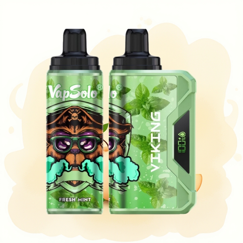 Wholesale Poland VapSolo VIKING 12000 Puffs 22ml Świeża Mięta