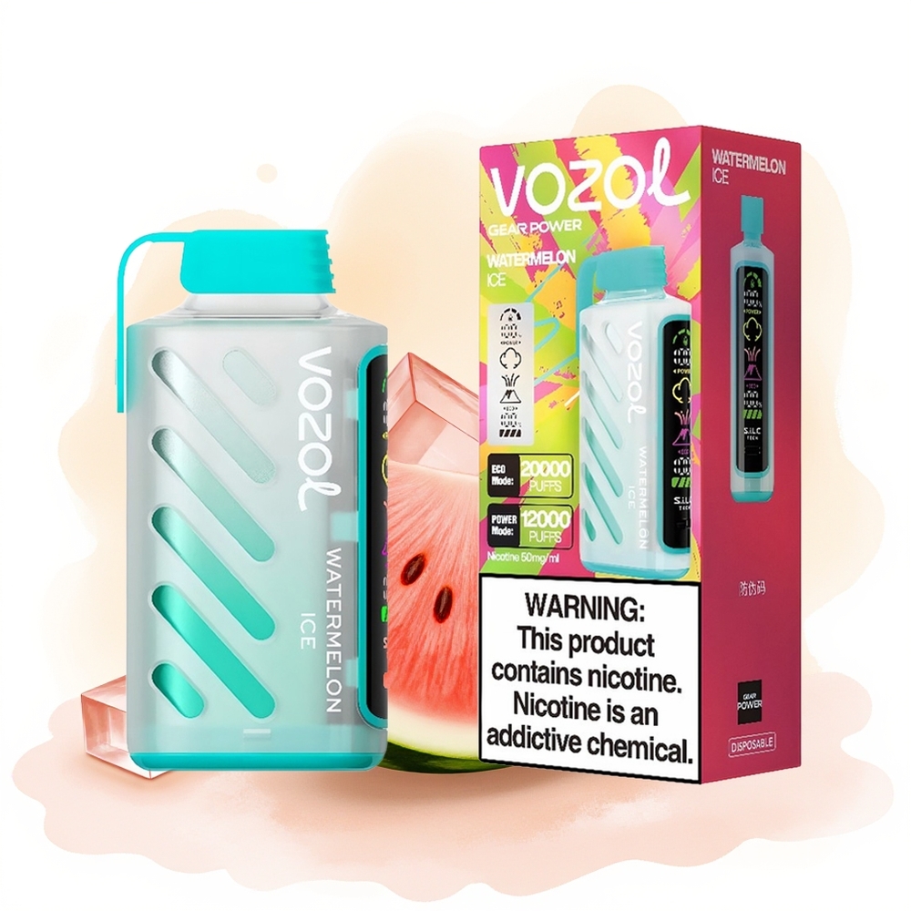Wholesale Poland VOZOL Gear Power 20000 Puffs Dual Mesh Coil Arbuz Lód