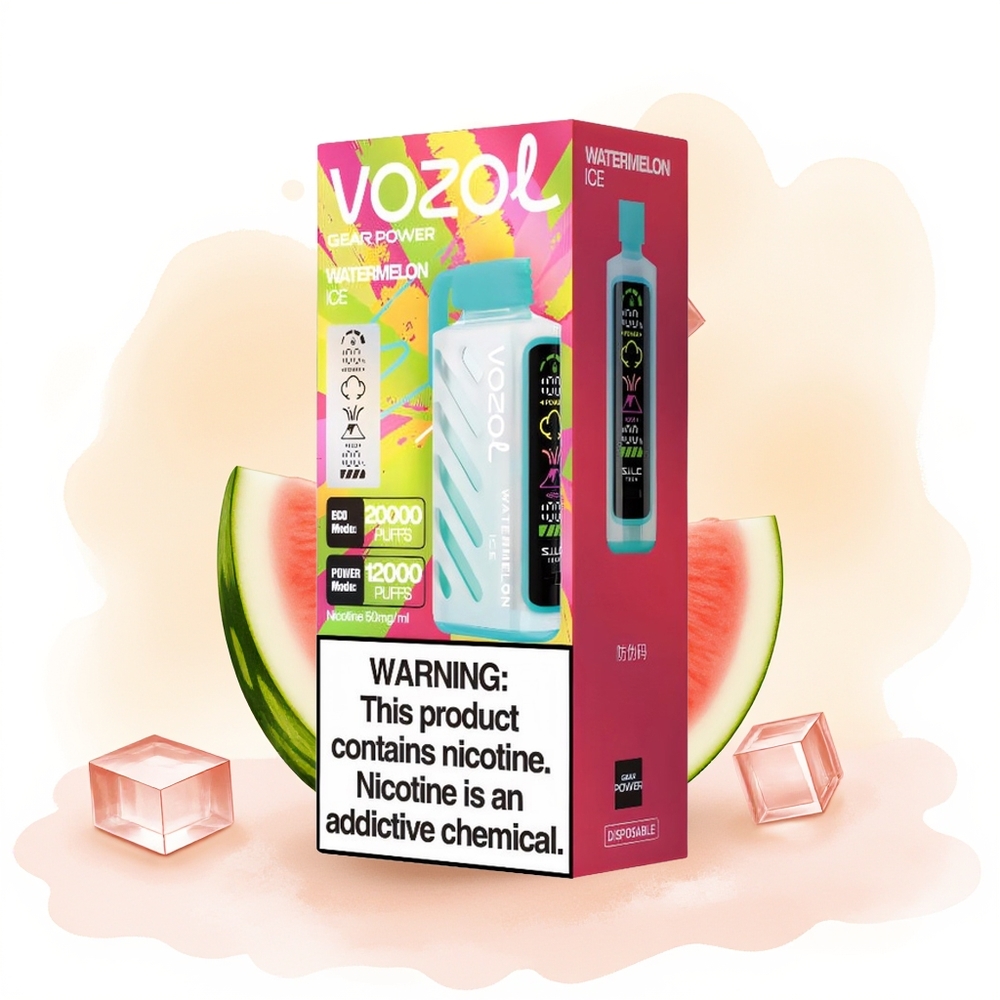 Wholesale Poland VOZOL Gear Power 20000 Puffs Dual Mesh Coil Arbuz Lód