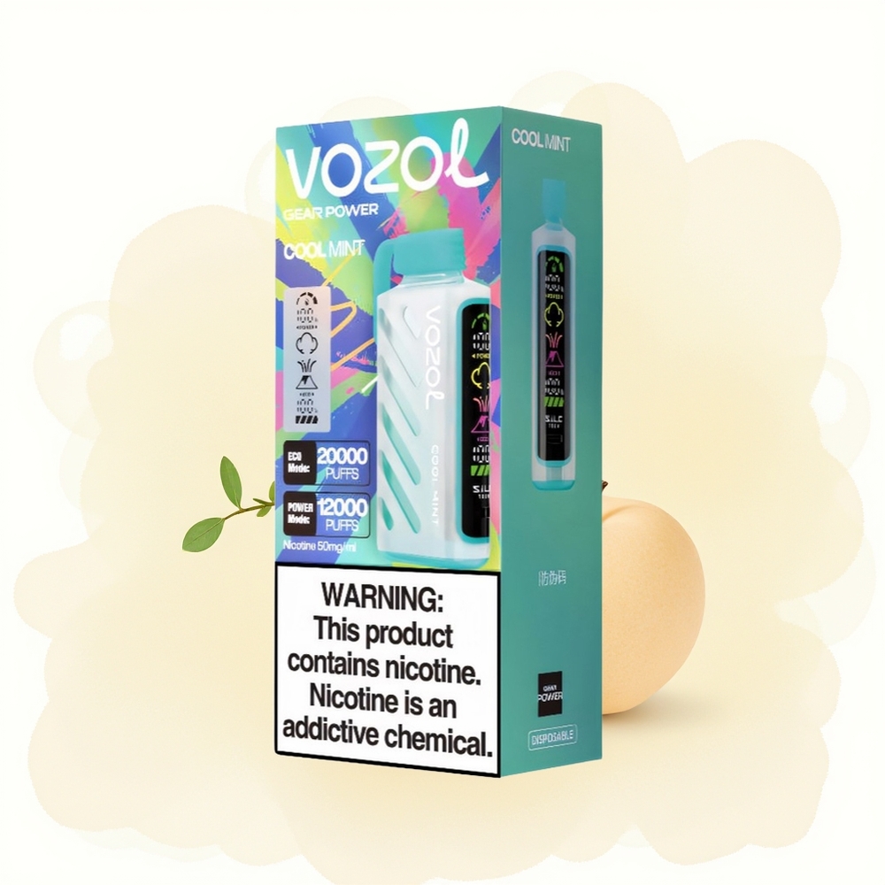 Wholesale Poland VOZOL Gear Power 20000 Puffs Dual Mesh Coil Miętowa Chłód