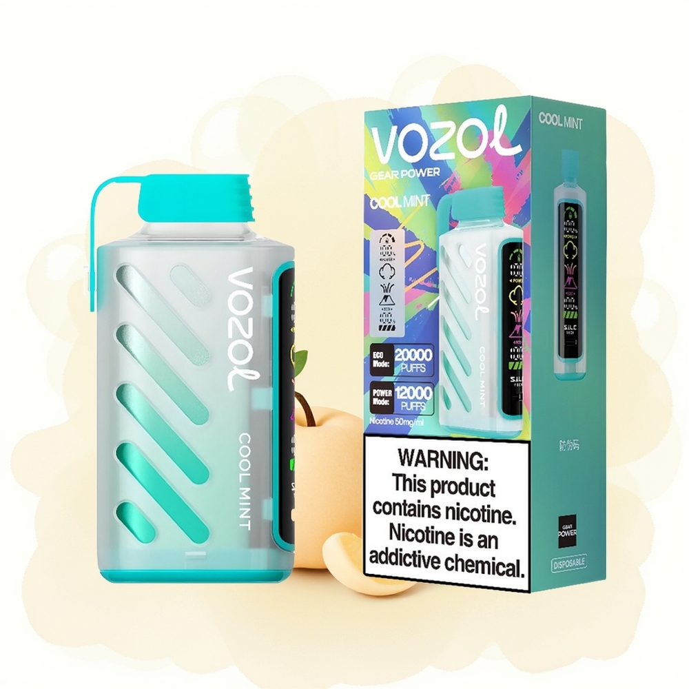 Wholesale Poland VOZOL Gear Power 20000 Puffs Dual Mesh Coil Miętowa Chłód