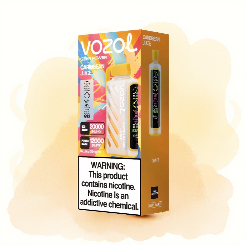Wholesale Poland VOZOL Gear Power 20000 Puffs Dual Mesh Coil Sok Karaibski
