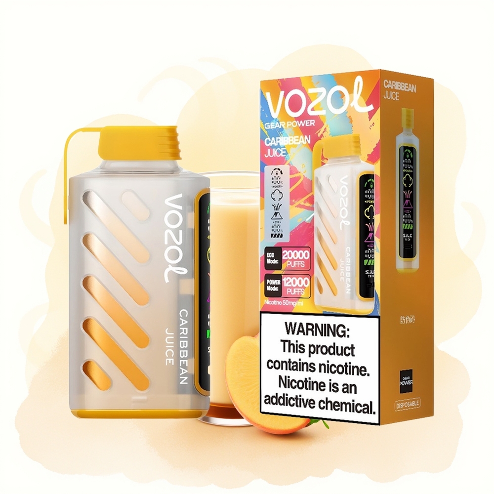Wholesale Poland VOZOL Gear Power 20000 Puffs Dual Mesh Coil Sok Karaibski