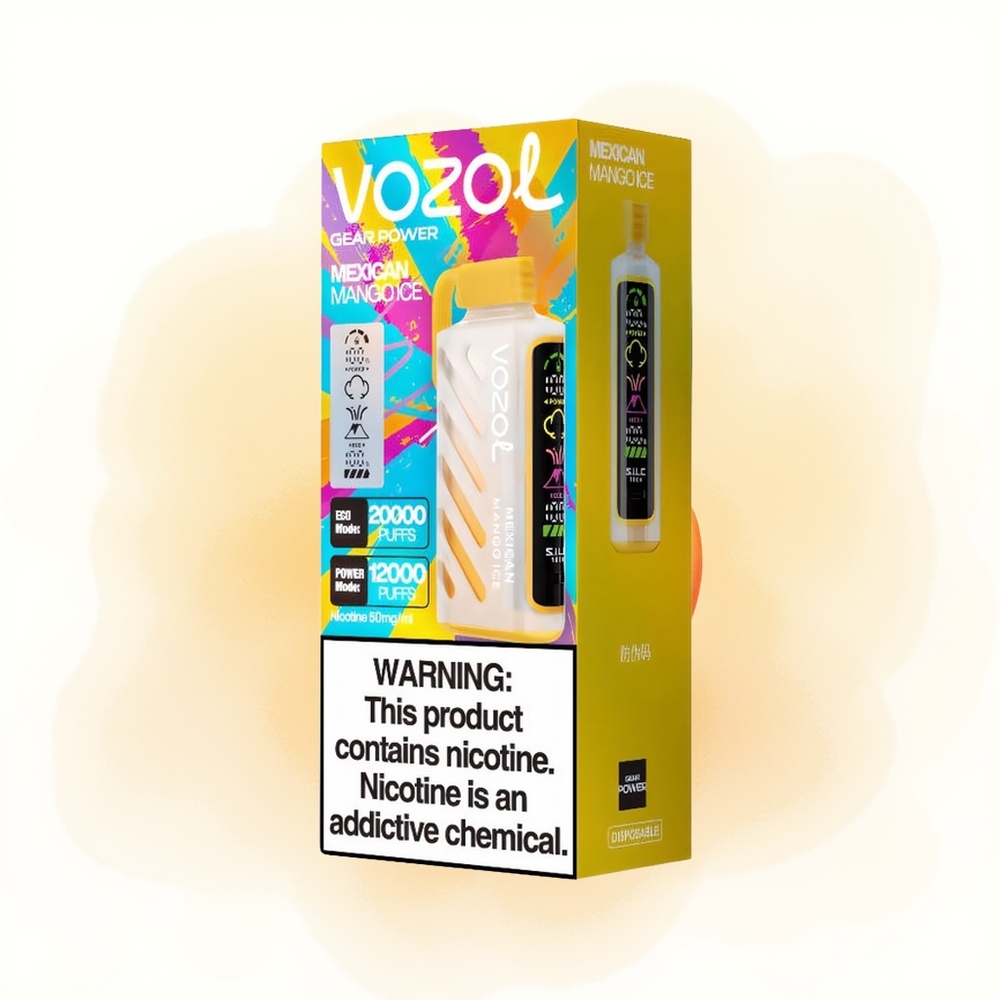 Wholesale Poland VOZOL Gear Power 20000 Puffs Dual Mesh Meksykańskie Mango Lód