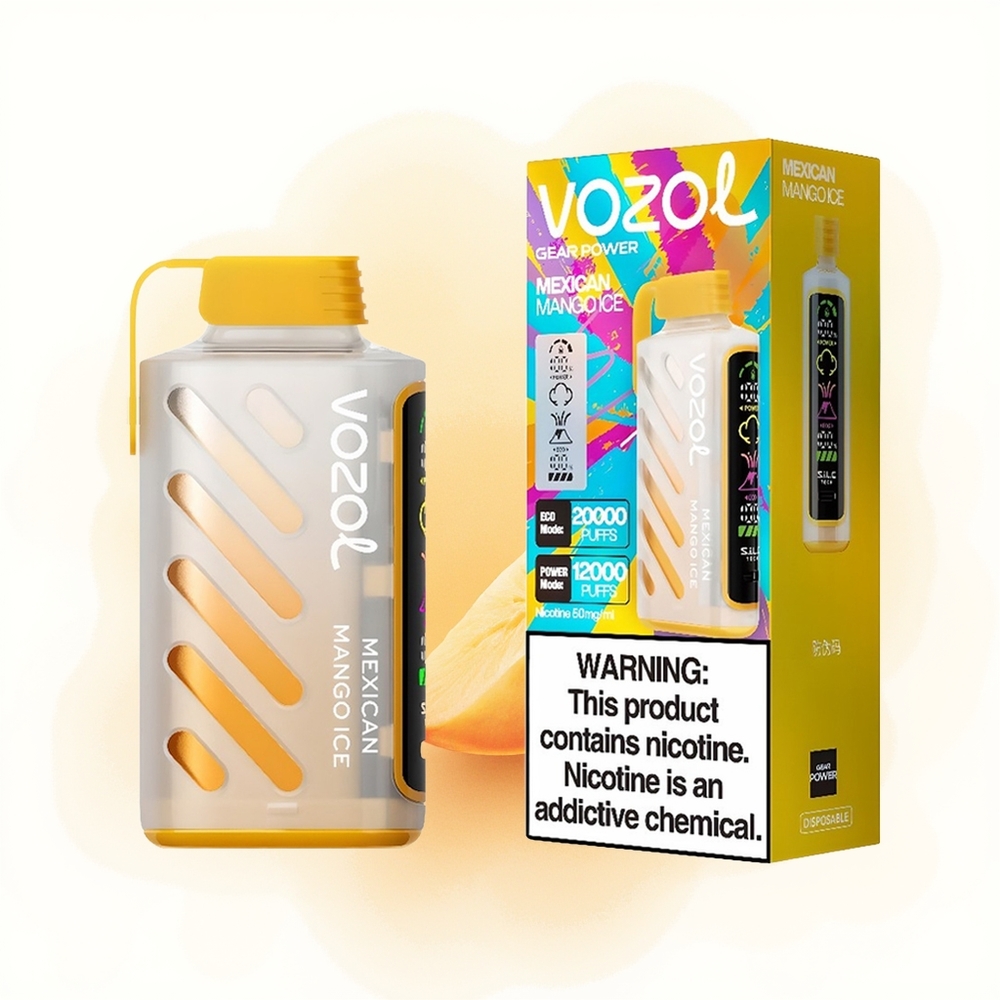 Wholesale Poland VOZOL Gear Power 20000 Puffs Dual Mesh Meksykańskie Mango Lód