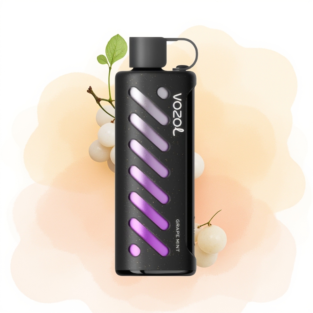 Wholesale Poland VOZOL Gear Shisha 25000 Puf Dual Mesh Dual Modes Winogrono Mięta